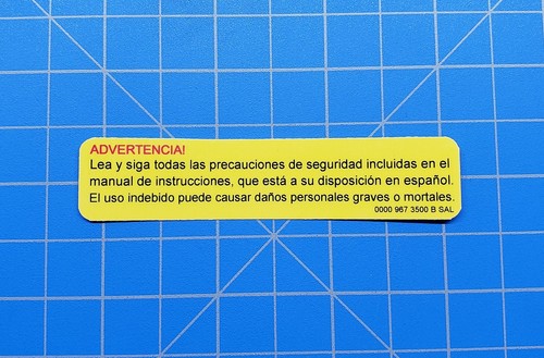 Adesivo stihl advertencia - stihl, #